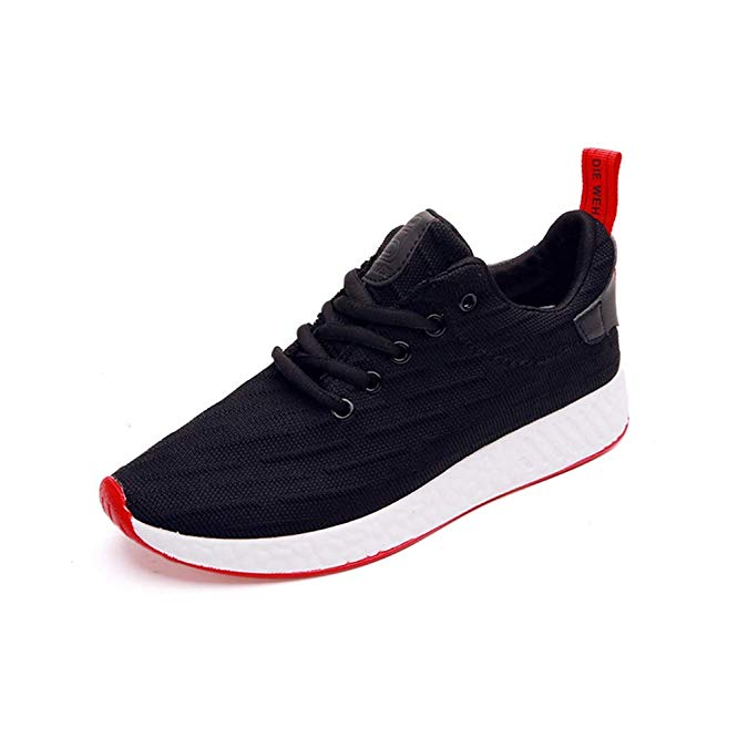 JOYBI Women Air Mesh Sneakers Comfortable Slip On Tenis Breathable Lace Up Trainers Girl Casual Sport Shoes