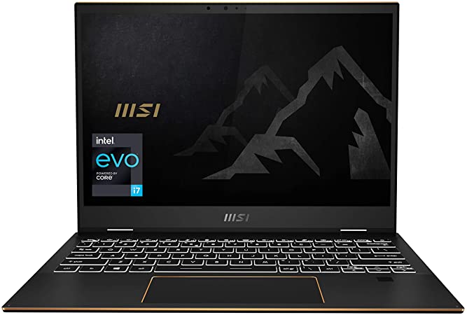 MSI Summit E13 Flip EVO Professional Laptop: 13" IPS-Level Touch Screen, Intel core i7-1185G7, Iris Xe, 32GB RAM, 1TB NVMe SSD, Win10 PRO, Ink Black (A11MT-021)