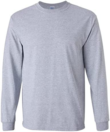 Gildan Heavy Cotton 100% Cotton Long Sleeve T-Shirt.