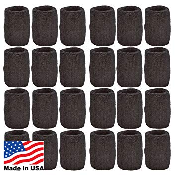 Unique Sports Athletic Performance Team Pack of 24 Wristbands (12 pair)