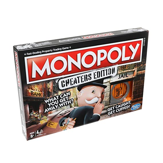 Monopoly Game: Cheaters Edition Board Game Ages 8 and Up