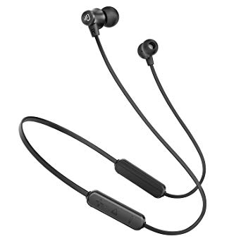 Bluetooth Wireless Earbuds CVC6.0 Noise canceling, Sweatproof Sports Headphones, Neckband Magnetic Headset w/Mic, HD Sound Lightweight Earphones with 8 Hours Playtime for Gym