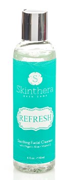 Skinthera Face Wash - Natural Facial Cleanser for Sensitive, Rosacea, Acne, Dry & Oily Skin | Amazon Prime, Safe for irritated skin, Recommended Anti Aging, All Purpose Cleanser, Made in USA, 4 oz