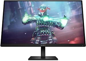 HP OMEN 27k UHD 144Hz Gaming Monitor, 4K UHD Display (3840 x 2160), IPS Panel, 99% sRGB, 95% DCI-P3, 16:9, OMEN Gaming Hub, 27k (2023),black