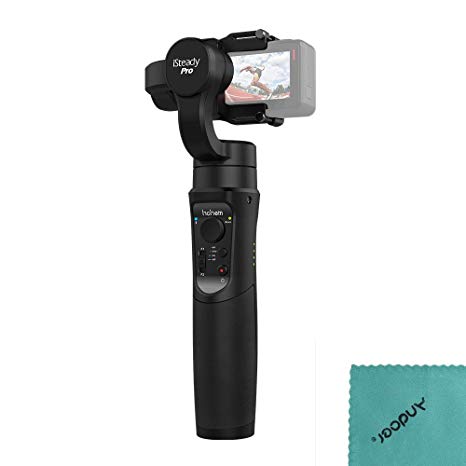Hohem iSteady Pro 3-Axis Handheld Stabilizing Gimbal Support Motion Timelapse APP Remote Control Built-in 4000mAh Battery for GoPro Hero 6/5/4/3, for Sony RX0, for SJCAM YI cam Action Camera and More