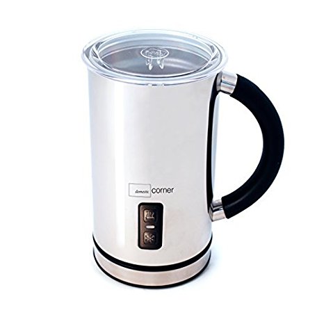 Domestic Corner - Vienne Automatic Milk Frother and Heater - Stainless Electric Carafe - Frother, Warmer, and Cappuccino Maker