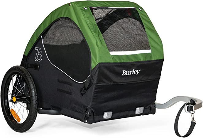 Burley Design Tail Wagon Pet Bike Trailer, Fern Green, Standard, 947105