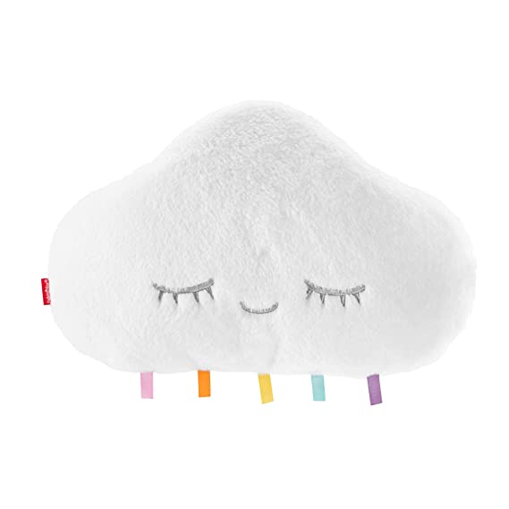 Fisher-Price Twinkle & Cuddle Cloud Soother, Plush Crib-Attach Baby Soother