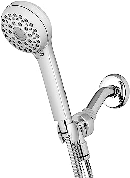 Waterpik High Pressure Hand Held Shower Head With Hose, PowerPulse Massage 6-Mode, Chrome XAL-643ME