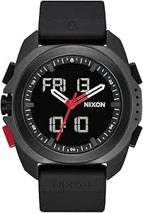 NIXON Ripley A1267 - Analog and Digital Watch for Men - Expedition and Adventure Sport Watch - Men's Fashion Watch - 47mm Watch Face, 23mm PU Band