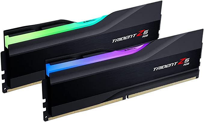 G.Skill Trident Z5 RGB Series (Intel XMP) 32GB (2 x 16GB) 288-Pin SDRAM DDR5 7800 CL36-46-46-125 1.45V Dual Channel Desktop Memory F5-7800J3646H16GX2-TZ5RK