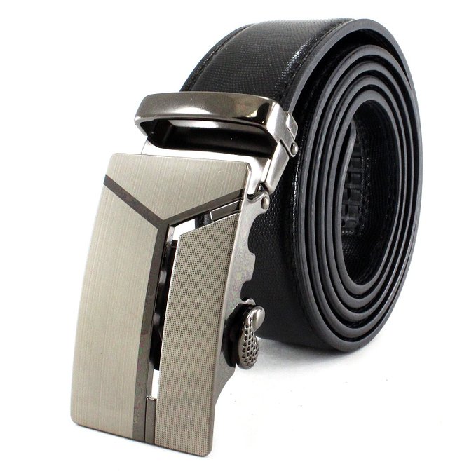 Enimay Mens Black Genuine Leather Ratchet Belt Formal Dress Work Belt