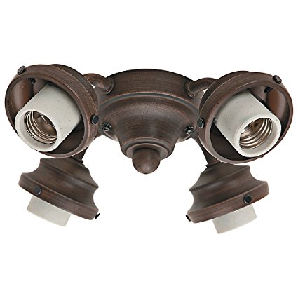 Hunter Fan 99144 Four Light Fitter, Cocoa