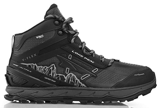 ALTRA Men's Lone Peak 4 Mid RSM Waterproof Trail Running Shoe