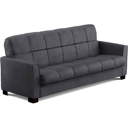 Baja Convert-a-Couch Sofa Sleeper Bed Sofa Converts Into a Full-Size Bed and Seats 3 Comfortably (Gray)