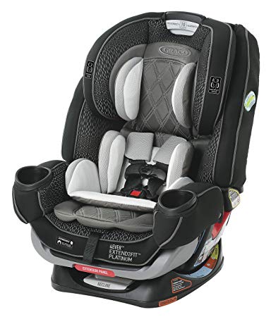 Graco 4Ever Extend2Fit Platinum 4-in-1 Car Seat, Hurley