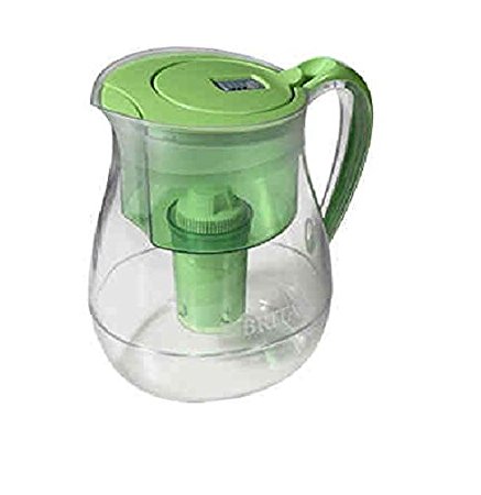 Brita Water Filter Pitcher, Monterey Model, 2 Filters, 10 Cup Capacity (Green)