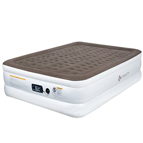 Etekcity Upgraded Air Mattress Blow Up Elevated Raised Bed Inflatable Airbed with Built-in Electric Pump