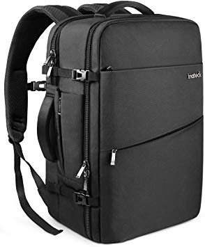 Inateck Travel Carry-On Luggage Backpack 30L, Flight Approved Business Anti-Theft Weekender Rucksack Bag, Fit 15.6'' Laptop for Men and Women - Black