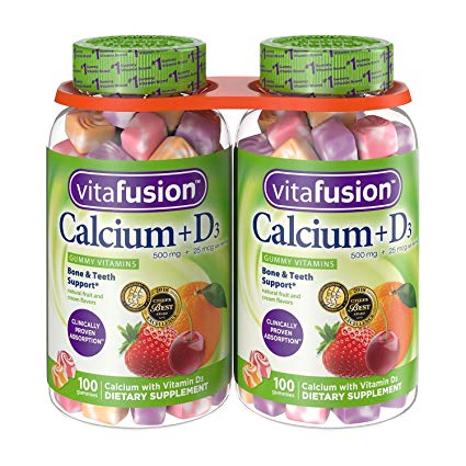 Calcium Gummies HES, Vitamins for Adults,221, 500 mg (2 Pack)