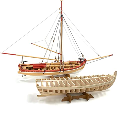 Model Shipways MS1460 18th Century Armed Longboat 1:24 Scale - Laser Cut Wood, Metal & Photo-Etched Brass Kit