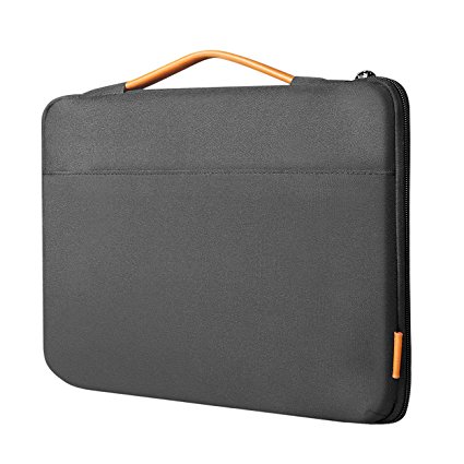 Inateck Shockproof Laptop Sleeve Case Briefcase Spill Resistant for 13-13.3 Inch Laptops, Notebooks, Ultrabooks, Netbooks, with Extra Storage Space