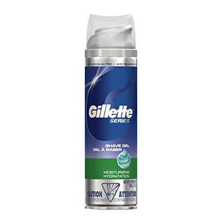 Gillette TGS Series Shave Gel, Moisturizing, 7 Ounce