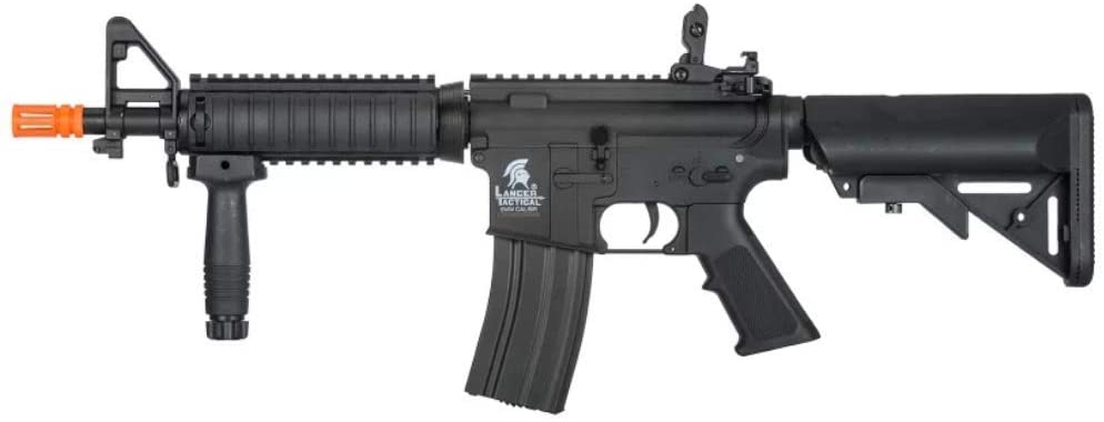 LANCER TACTICAL Gen 2 CQB MOD 0 AEG LT-02 Electric Automatic Airsoft Gun, Black - Low Velocity