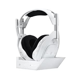 Logitech G Astro A50 X LIGHTSPEED Wireless Gaming Headset   Base Station, PRO-G GRAPHENE, PLAYSYNC Across Xbox Series X|S   PS5   PC/Mac, Bluetooth, HDMI 2.1 Passthru - White