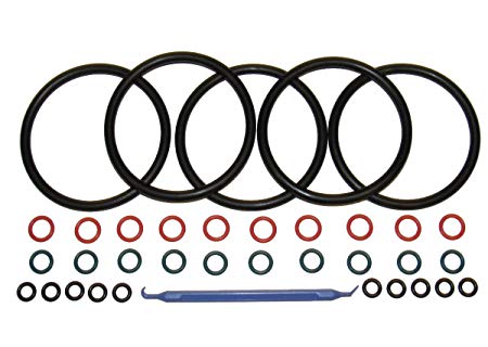 (5 sets) Captain O-Ring COLOR CODED Gasket Set for Cornelius Home Brew Keg [w/ o-ring pick]