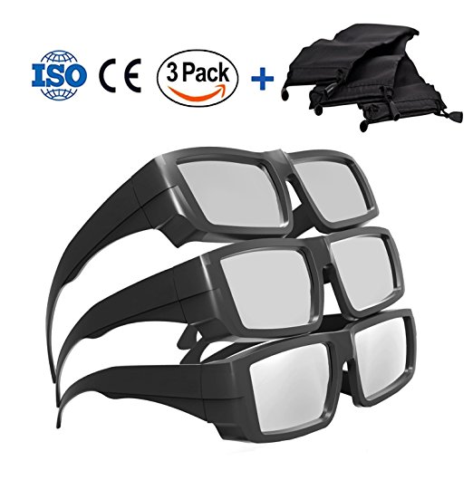 Plastic Black Solar Eclipse Glasses CE and ISO Certified ,Safe Sun Viewing for Adults Teenagers 3 Pack