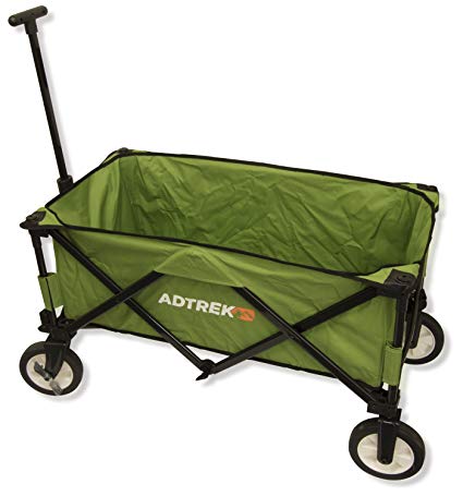 Adtrek Folding Camping Wagon Portable Collapsible Festival Trolley Cart