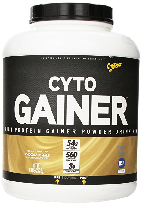 Cytosport - Cytogainer Chocolate Malt, 6 lb powder