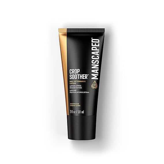 MANSCAPED® Crop Soother™ Groin Grooming Aftershave Lotion - Infused with Aloe, Colloidal Oats, Shea, Cocoa Seed Butter, Safflower Oil for Soothing & Relief