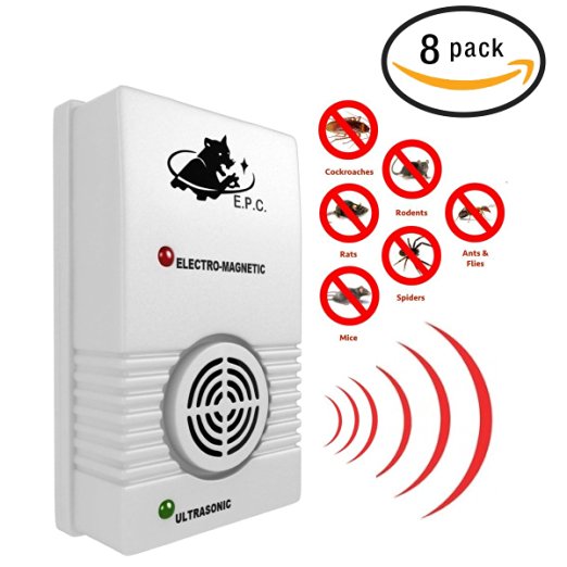 #1 Ultrasonic Pest Repeller - Repels Away Rodents, Mice, Cockroaches, Ants & Spiders - Plug In Easy To Use - Best Pest Control Device For Indoor Use - Promotional Price Increasing Soon (8)