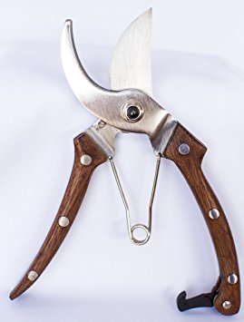 THE LAST PRUNING SHEAR YOU WILL BUY - Stainless Steel Hand Pruner - This Bypass Pruner is a Garden Shear, Hedge Clipper, and Tree Trimmer - A Professional Pruner for at home or the Vineyard