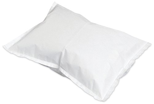 McKesson Pro Advantage P230023 Pillowcase, Tissue/Poly, White, 21" Width, 30" Length, 21" Width, 30" Length (Pack of 100)