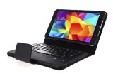 WAWO Samsung Galaxy Tab 4 80 Inch Tablet Smart Cover Creative Bluetooth Keyboard Case - Black