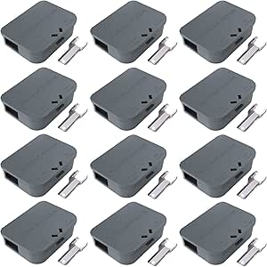 Mouse Stations with Keys 12 Pack, Keyless Design and Key Required Mouse Stations, Mice Stations, Keeps Children and Pets Safe Indoor & Outdoor, Grey