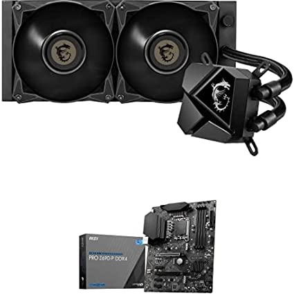 (Bundle) MSI PRO Z690-P DDR4 Intel Motherboard and MSI MAG CORELIQUID P240 Liquid Cooler Bundle