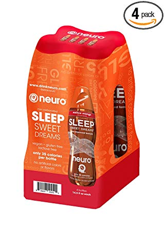 Neuro Sleep, Mellow Mango, 14.5 Fluid Ounce (Pack of 4)
