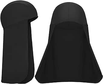 2 Packs Cooling Skull Cap Elastic Sun Shade Hat Neck Shield