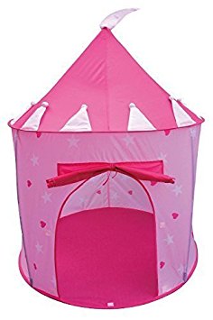 Princess Castle Fairy House Girls Pink Play Tent by POCO DIVO