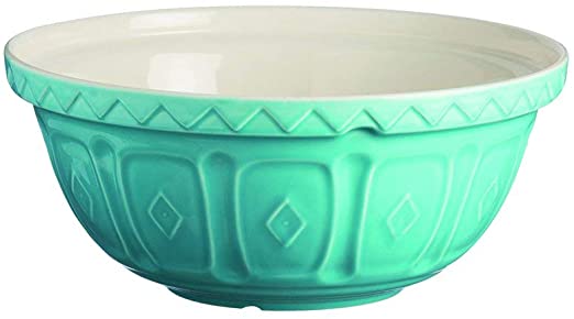 Mason Cash Colour Turquoise S18 Chip Resistant Earthenware 26cm Mixing Bowl, Stoneware, 2.7 Litre/26 cm