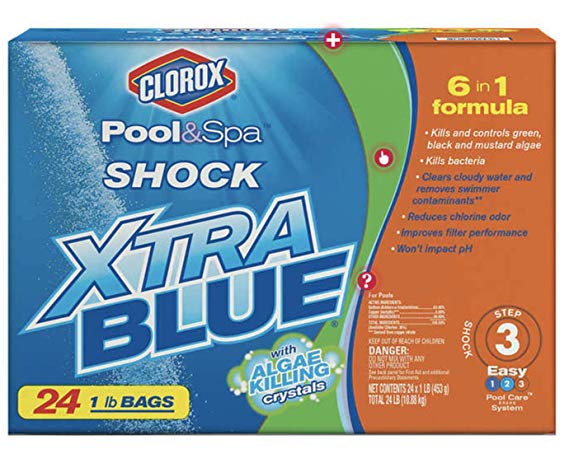Clorox Pool&Spa Shock Xtra Blue, (24 Pound)