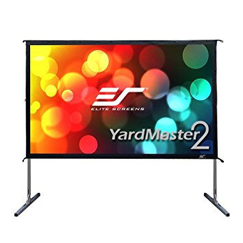 Elite Screens Yard Master 2, 120-inch 16:9, 4K Ultra HD Ready Portable Foldaway  Movie Theater Projector Screen, Front Projection - OMS120H2