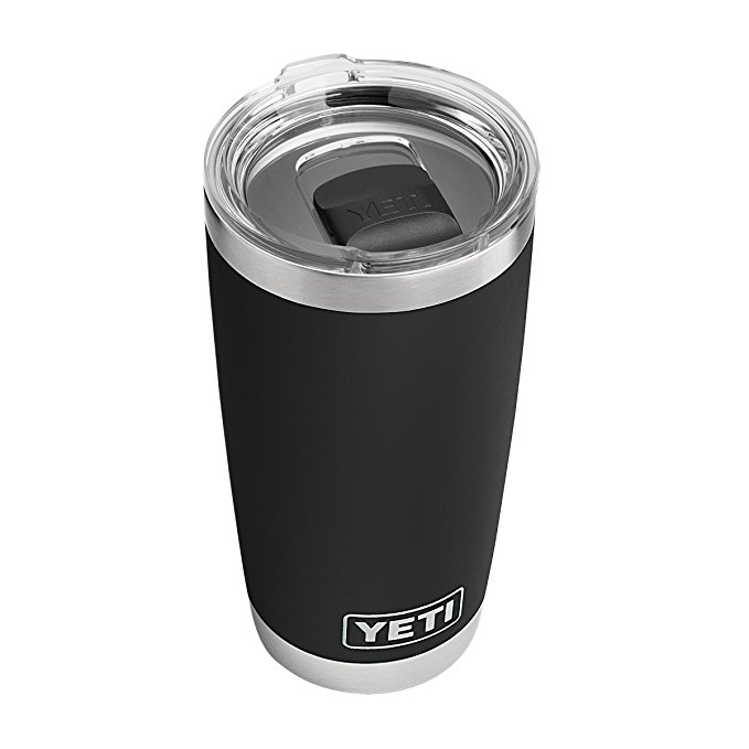 YETI Rambler 20 oz Stainless Steel Vacuum Insulated Tumbler w/MagSlider Lid, Black