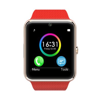 LeFun One Bluetooth Phone Smart Watch Wrist Phone with NFC Cell Phone Watch Phone Mate For Android (Full functions) Samsung S3/S4/S5/Note 2/Note 3/Note 4 HTC Sony LG and iPhone 5/5C/5S/6/6 Plus (Partial functions) (Red)
