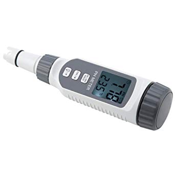 Digital PH Tester,Portable PH Meter,High Precission Professional Acidimeter,LCD Display, Measure PH and Temperature