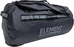 Trailhead 2.0 Waterproof Duffel Bag Shoulder Straps Black/Grey Large